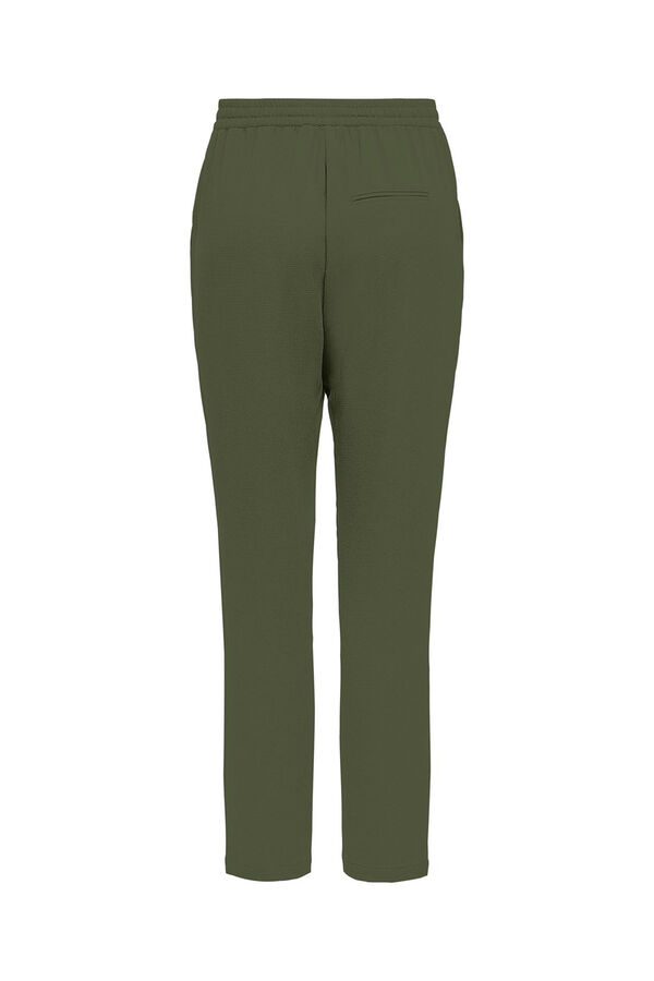 Only Pantal&oacute;n recto fluido kaki