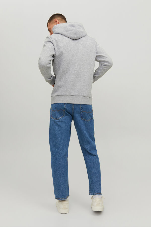 Jack & Jones Logo hooded sweatshirt  grey