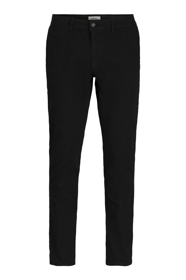 JJ REBEL Slim fit chinos black