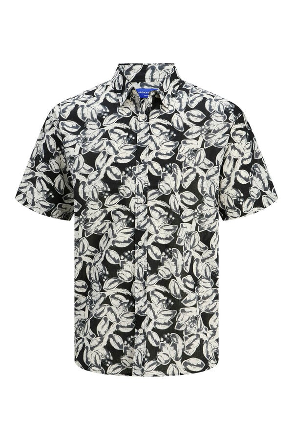 Jack & Jones Camisa manga corta oversized negro