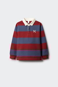 Springfield Kids Prugasta ragbi majica polo za dečake