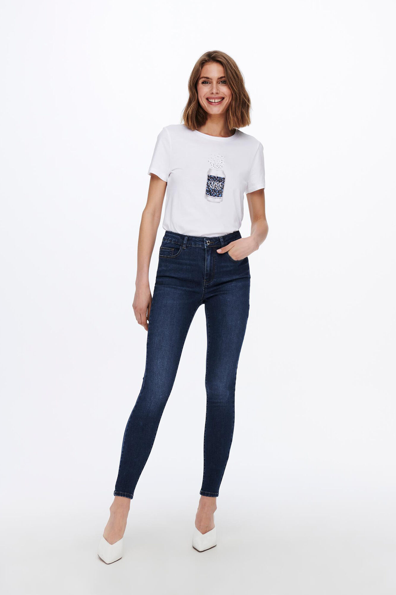 Only R&ouml;hrenjeans hoher Bund
