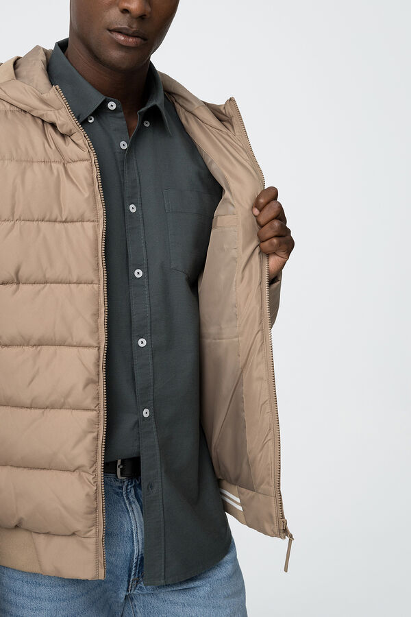 Tiffosi Chaqueta Acolchada Resistente al Viento nude