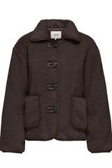 JDY Teddy coat Braon