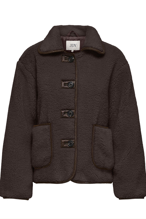 JDY Teddy coat Braon