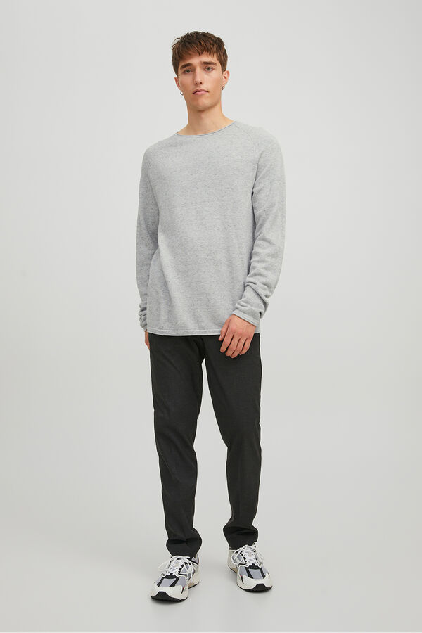 Jack & Jones Essential jersey-knit jumper grey
