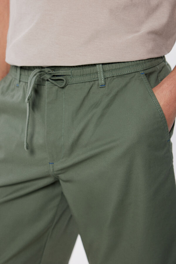 Springfield Relaxed fit Bermuda shorts green