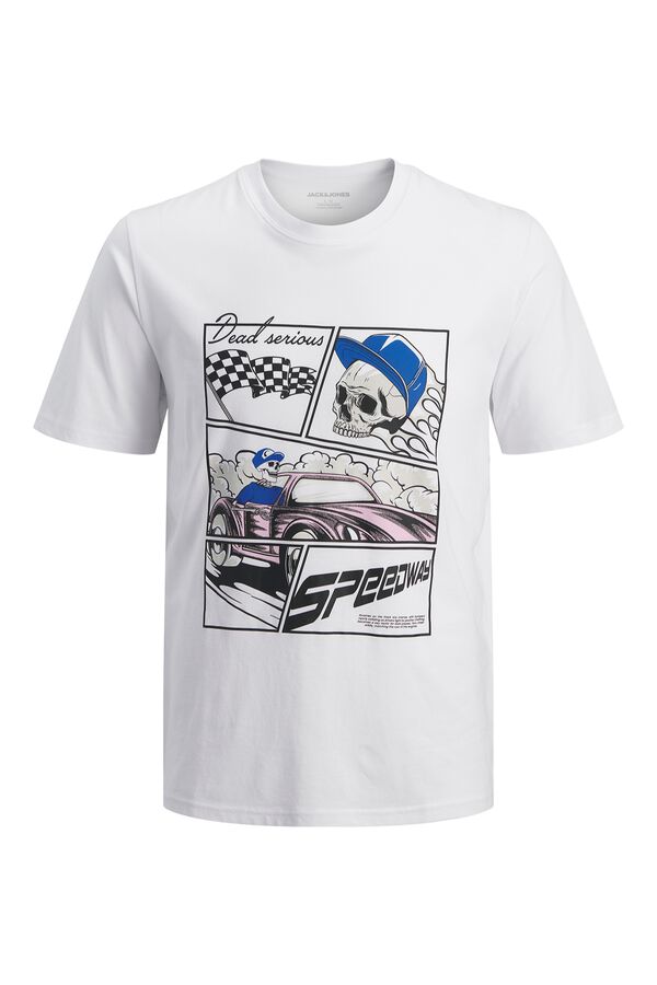 Jack & Jones Junior Short sleeve regular T-shirt white