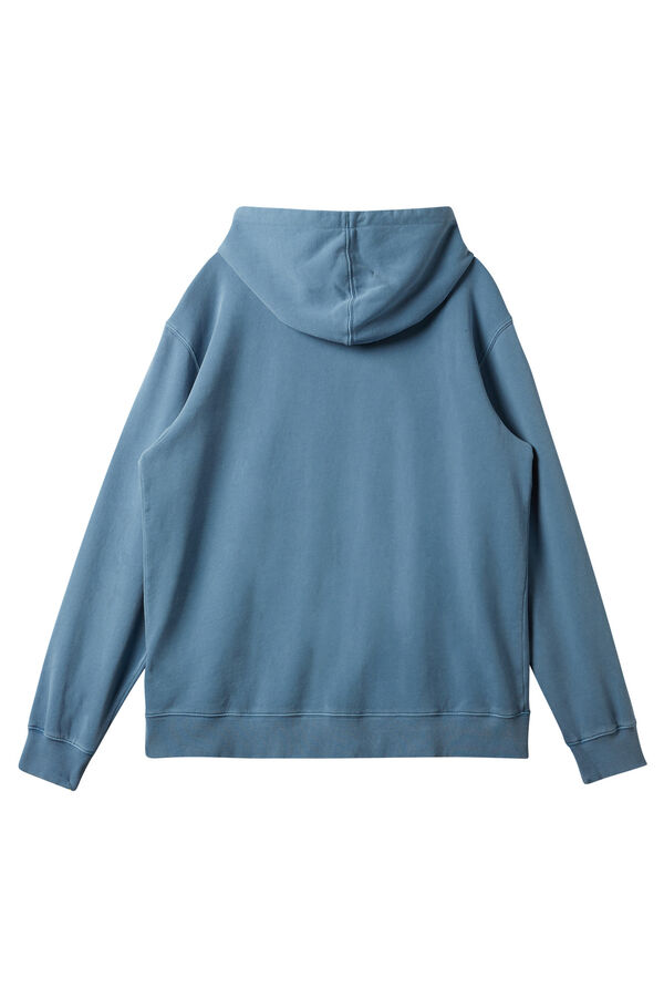 Springfield Sweatshirt with Hood and Zip Fastening for Men blue