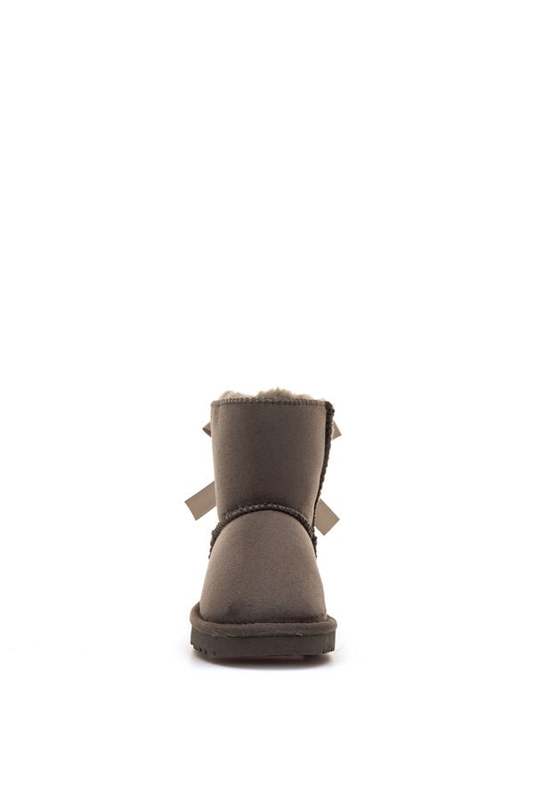 MTNG Faux fur ankle boots grey