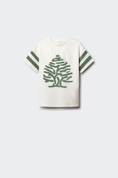 Springfield Kids Camiseta manga corta &aacute;rbol franjas ni&ntilde;o