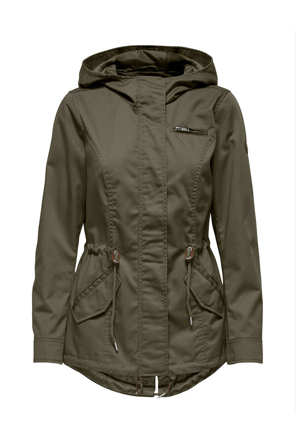 Only Kapucnis park&aacute;s kab&aacute;t z&ouml;ld