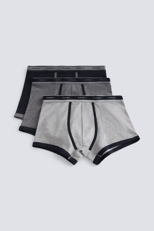 Springfield Pack 3 boxers grey