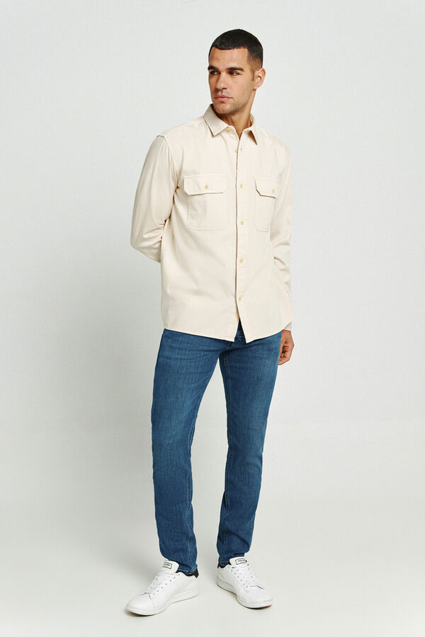 Jack & Jones Serge regular fit shirt grey