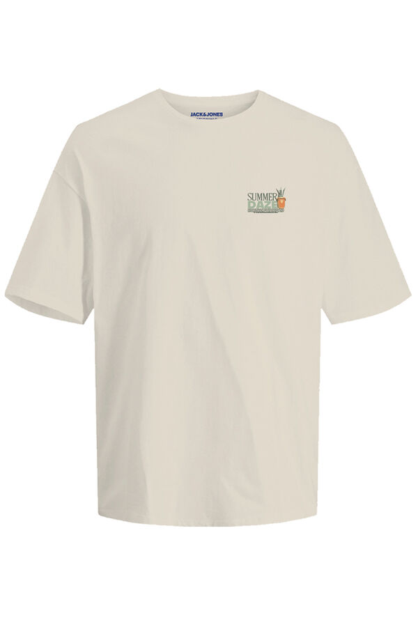 Jack & Jones T-shirt with back print alb