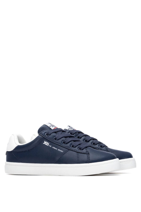 XTI Kids Lace-up and zip trainers blue