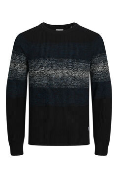 Springfield Textured jersey-knit jumper black