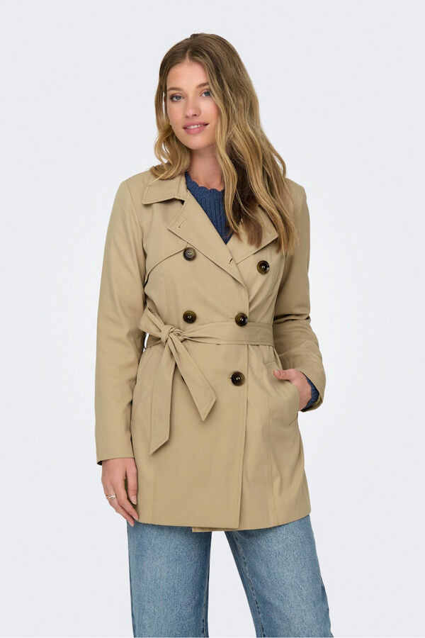 Only Midi trench coat barna