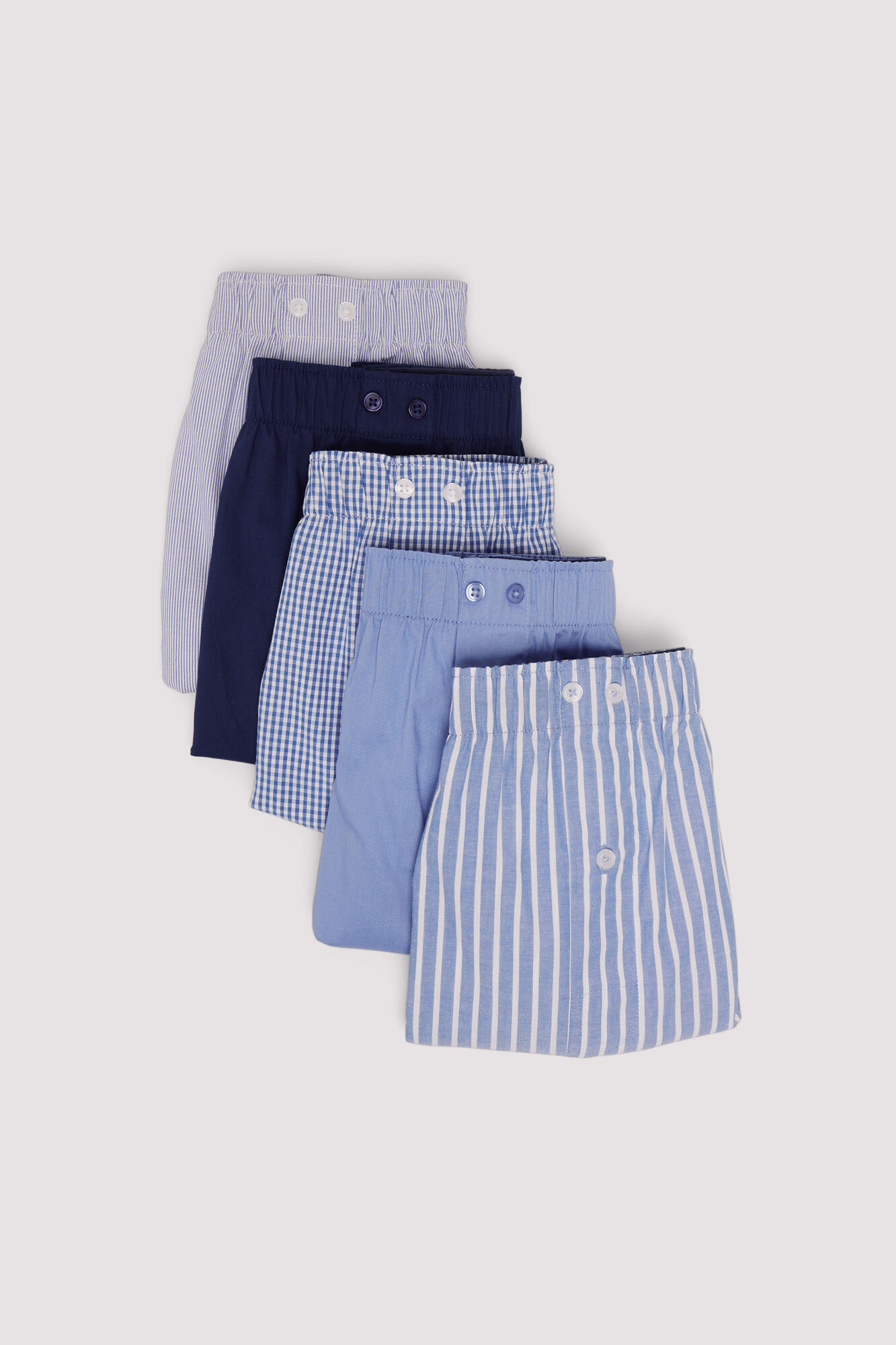 Springfield Pack of 5 printed poplin boxers