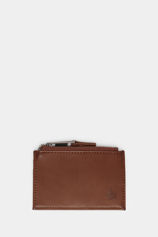 Springfield Faux leather card holder tan