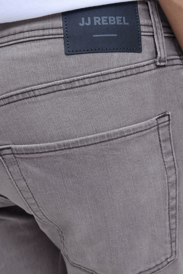 JJ REBEL Jeans corte recto gris
