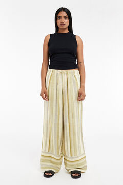 Topshop Cal&ccedil;a estampada com cord&atilde;o