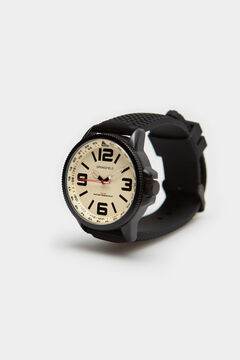 Springfield Reloj con caja negra de 38 mm negro