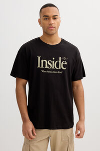 Inside T-shirt de manga curta