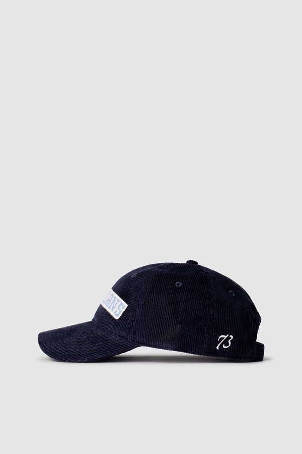 Pepe Jeans Bon&eacute; de bombazina com log&oacute;tipo azul