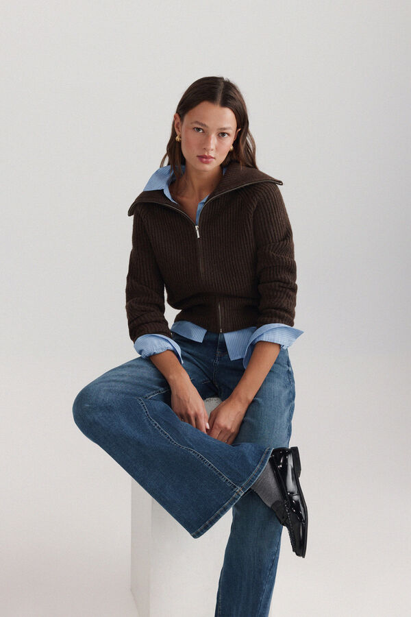 Springfield Cardigan with buttons brown