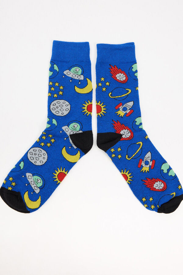 Springfield 3-pack of patterned socks természetes