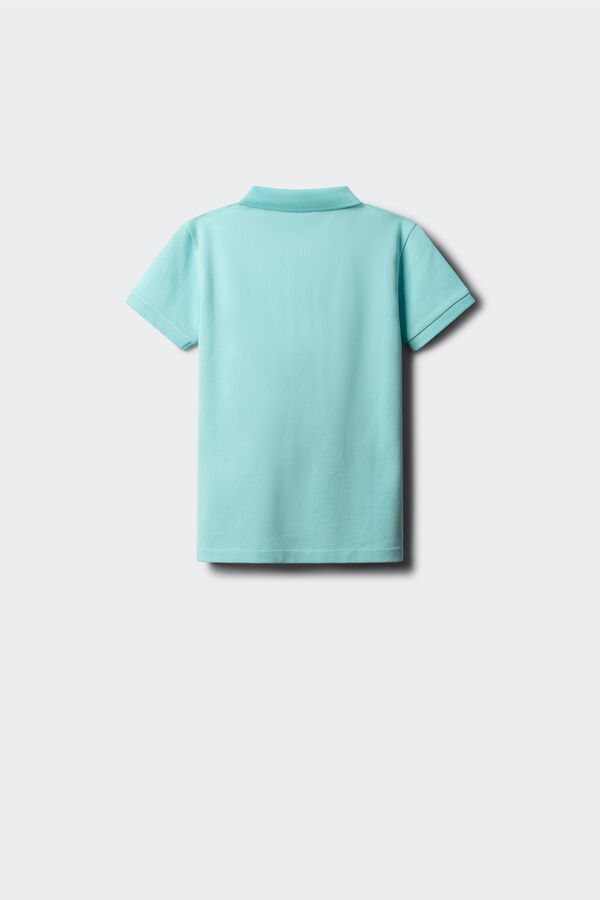 Springfield Kids Polo b&aacute;sico para menino azul