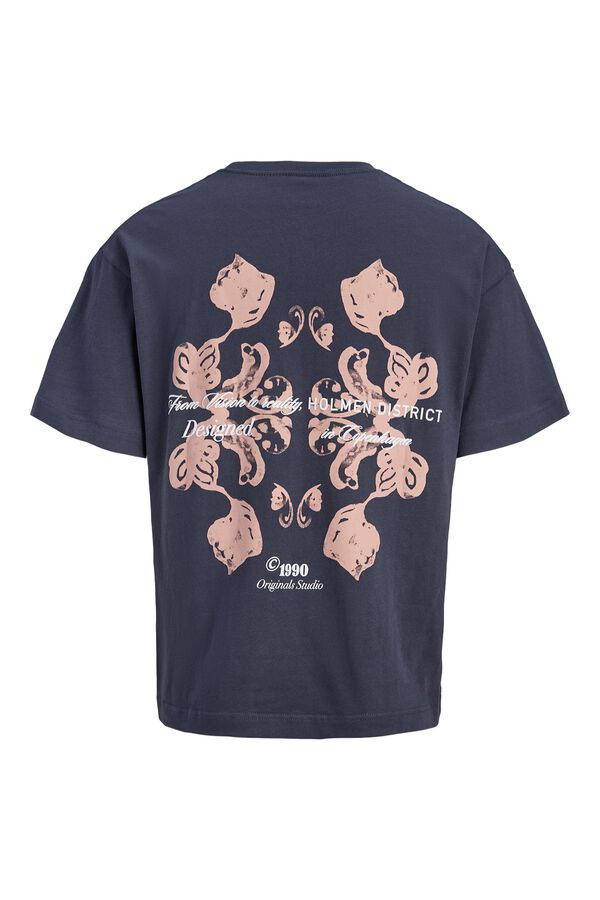 Jack & Jones Camiseta loose algod&oacute;n gris