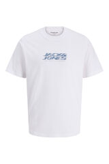 Jack & Jones Junior Camiseta logo blanco