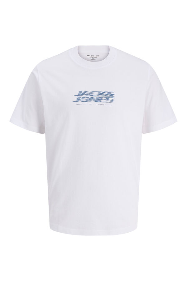 Jack & Jones Junior Camiseta logo blanco