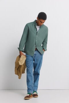 Springfield Camisa oxford sem vincos