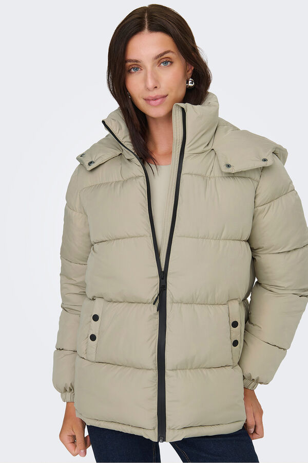 JDY Coat puffer grey