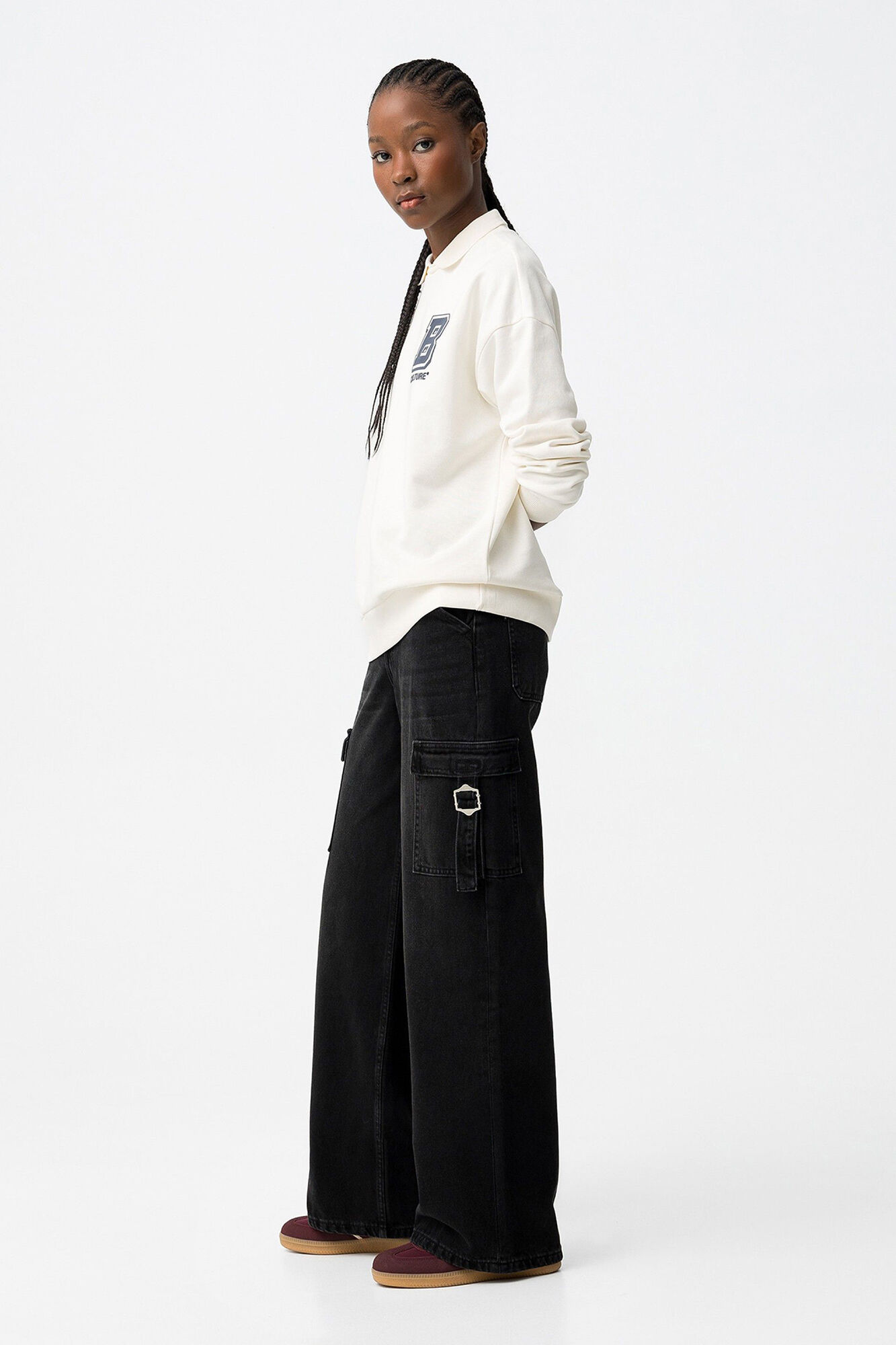 Tiffosi Young High-waisted cargo jeans