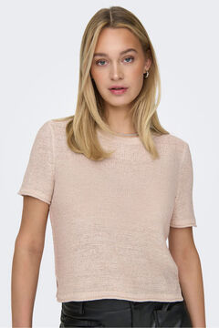 Only T-shirt manga curta em malha