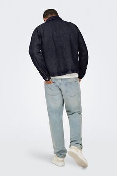 Only & Sons Jeansjacke mit Kn&ouml;pfen