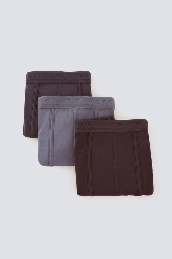 Springfield Pakovanje 3 komada udobnih bokserica Plava