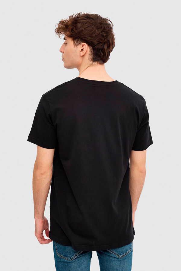 Springfield T-Shirt Print Aufschrift schwarz