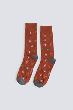 Springfield Mushroom cotton sock