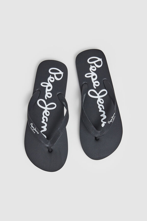 Springfield Flip-flops with logo | Pepe Jeans black