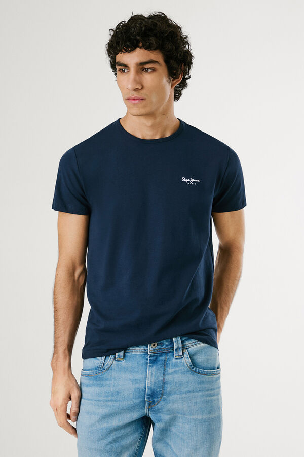 Pepe Jeans Slim short sleeve t-shirt blue