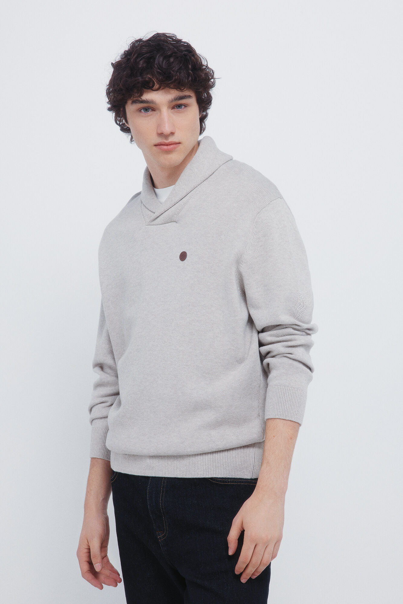 Springfield Tuxedo neck jumper