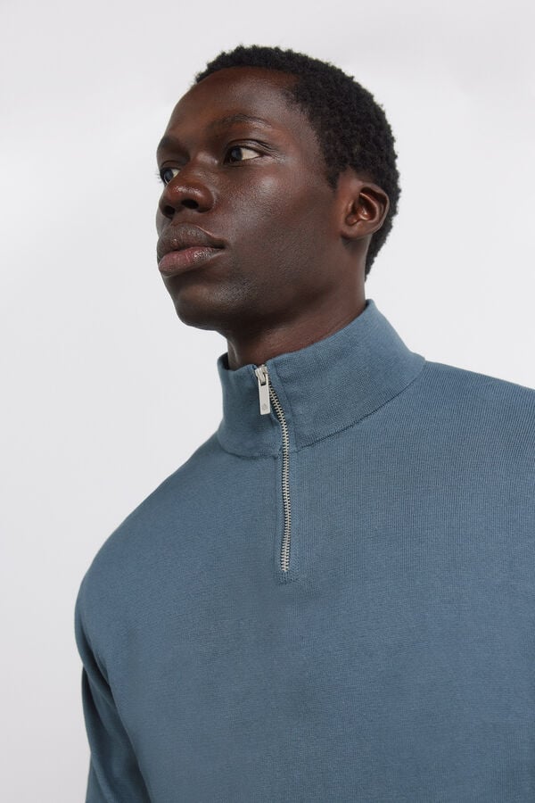 Springfield Basic zip- zip fastening blue