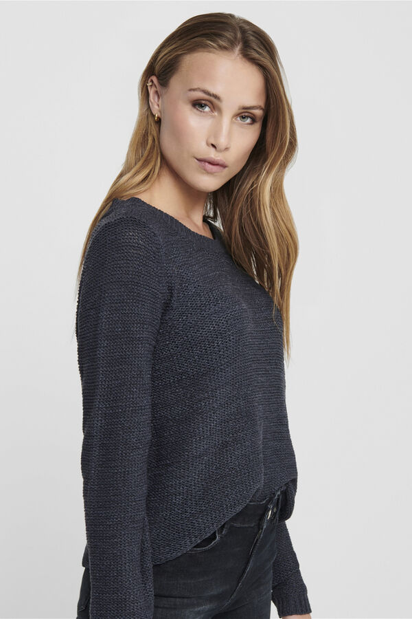 Springfield Long-sleeved round neck jumper navy