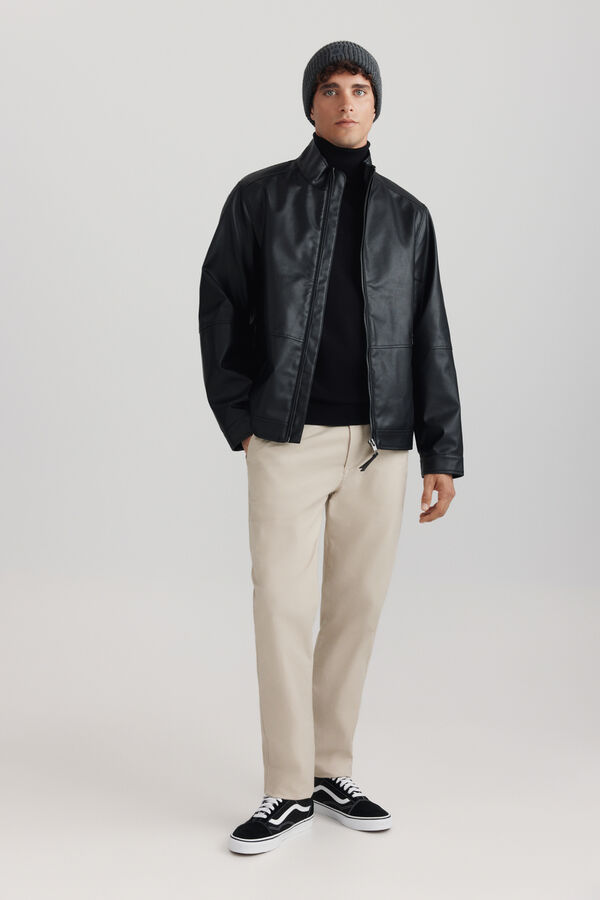 Springfield Funnel neck basic jumper black
