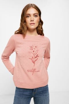 Springfield Majica dugih rukava „Wildflower” ružičasta